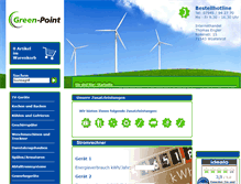 Tablet Screenshot of green-point.de